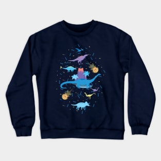 Funky Dinos Crewneck Sweatshirt